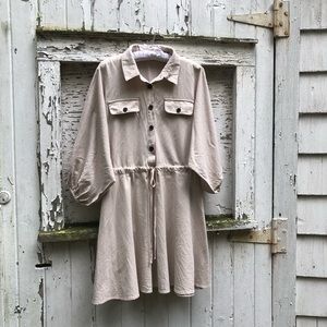 Linen Shirt Dress